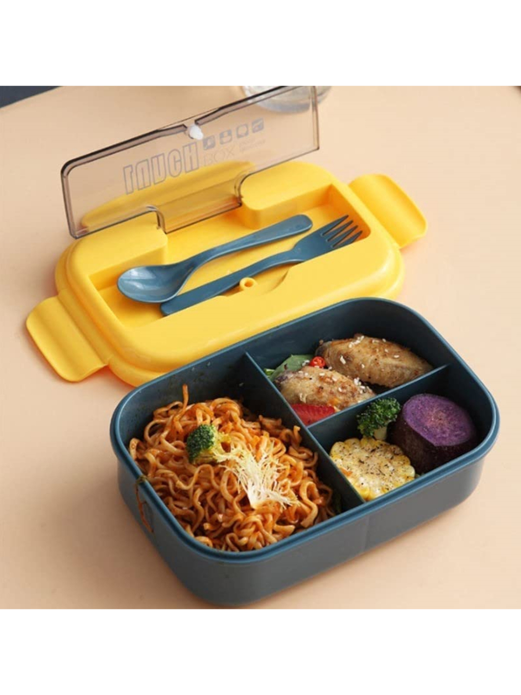 Topper Ecologico Fibra De Trigo Comida Lunch Mx-008 Kawaii