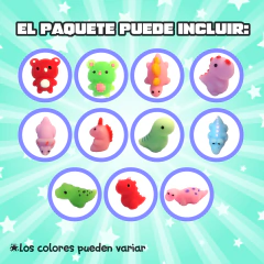 Squishy Mochi animalitos, 040pz. - comprar en línea