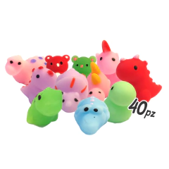 Squishy Mochi animalitos, 040pz.