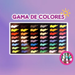 INDRA, Colección de Gises Jumbo 48pz, CHALK BOX, cuadrados 001 Set. - Comercializadora Kundee