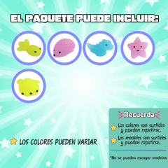 TABAMI, Squishy neon súper container 25 Piezas - tienda en línea