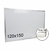 PIZARRON BLANCO ARGOS 1.20X1.50