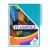 FOLDER CARTA FLASHFILE BITONO PZ AZUL AQUA
