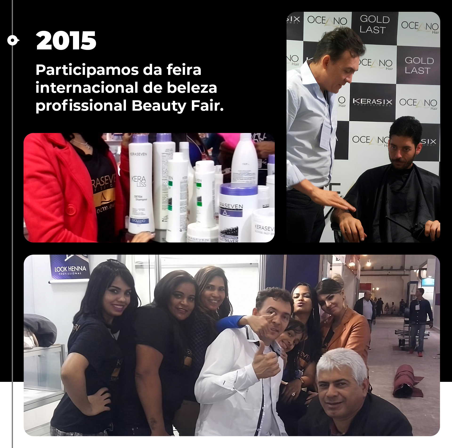 Participamos da feira internacional de beleza profissional Beauty Fair.