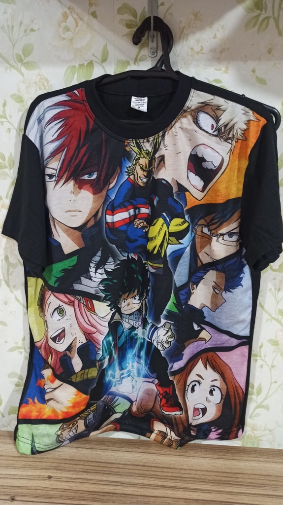 Camisa Camiseta Boku no Hero Academia -Personagens