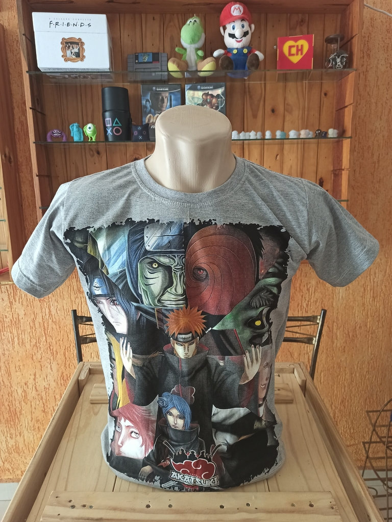 Camiseta Naruto Nuvem Akatsuki - Galvani Shop