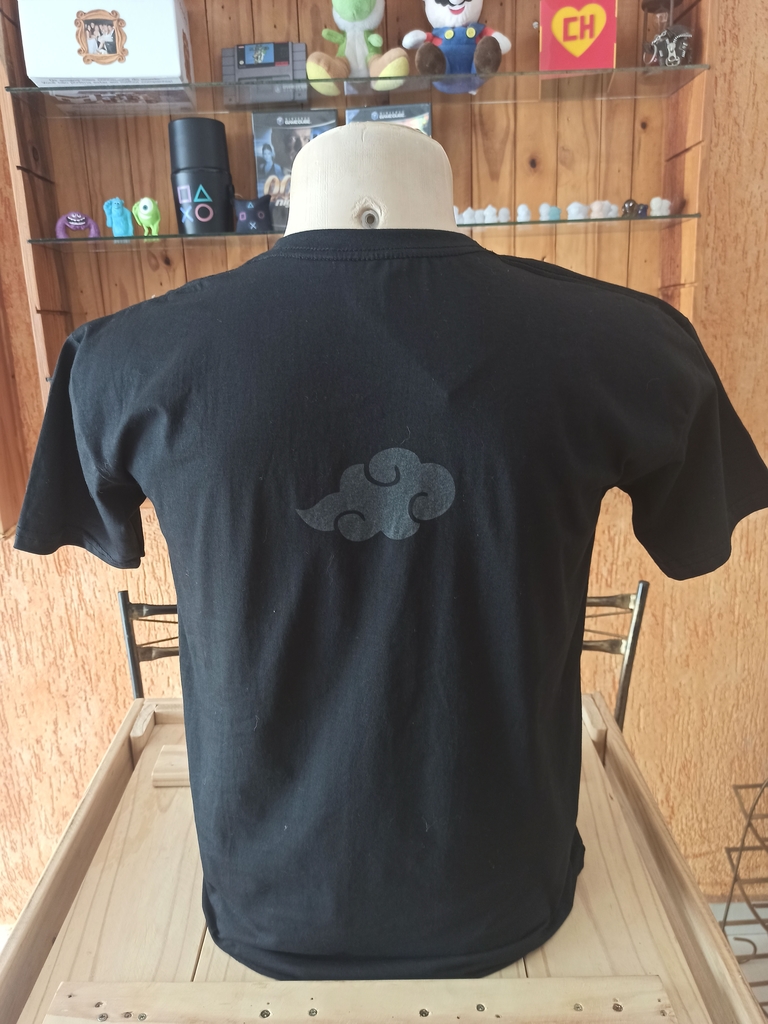 Camiseta Naruto Akatsuki Nuvem  Camiseta Masculina Casa Magica