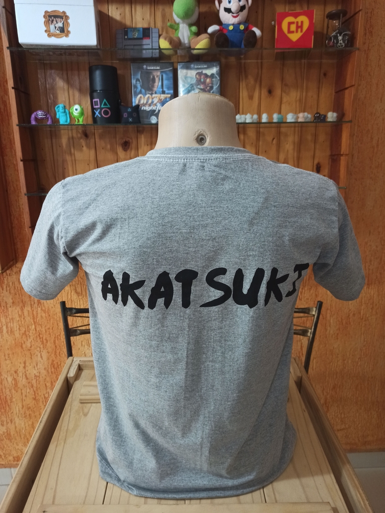 Camiseta Unissex Estampa Akatsuki