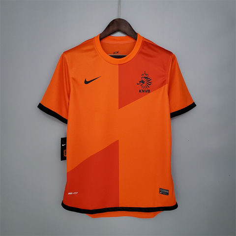 Camisa Holanda Home 2008 Masculina Torcedor Nike - Laranja