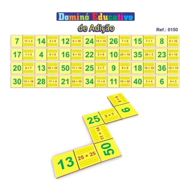 Kit 2 Dominós Educativos Matemática Adição E Subtração Carimbr Kit 2 Dominós Educativos Matemática Adição E Subtração Carimbr