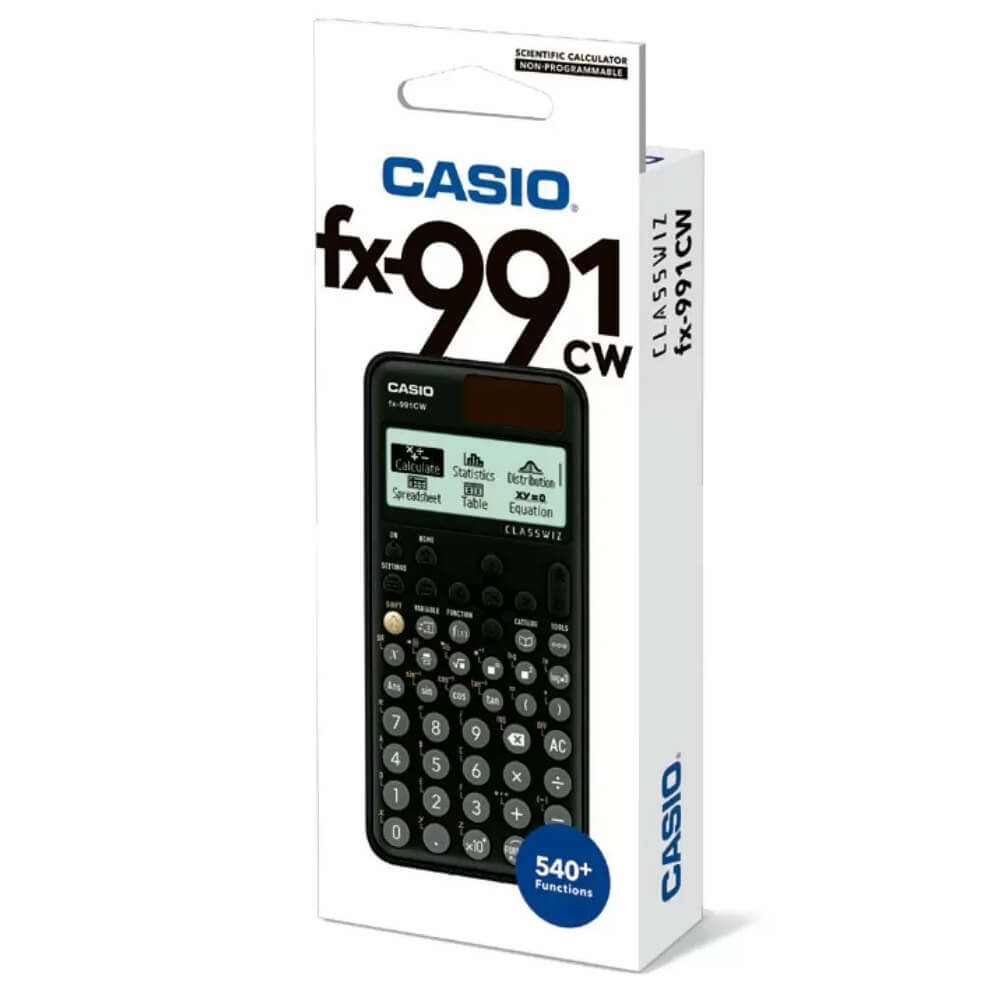 Casio ClassWiz FX 991LACW Calculadora Científica Preto