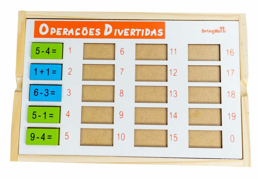 Operações Divertidas - BrinqMutti - Lalalúdica