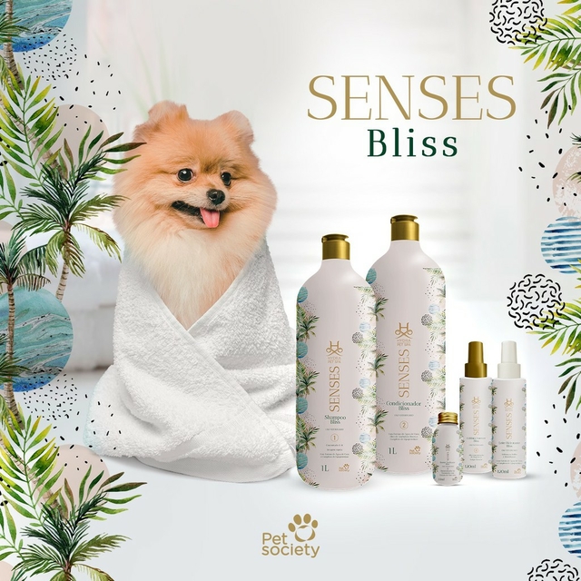Kit Hydra Pet Spa Senses Bliss Pet Society Para Cães E Gatos