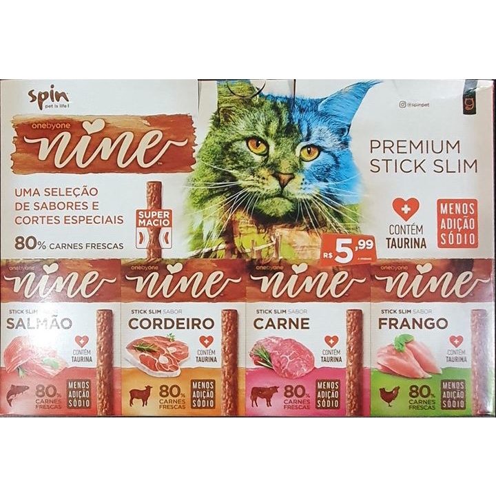 Kit 5 Petiscos Para Cachorros Stick FIT Spin Pet 50g Banana