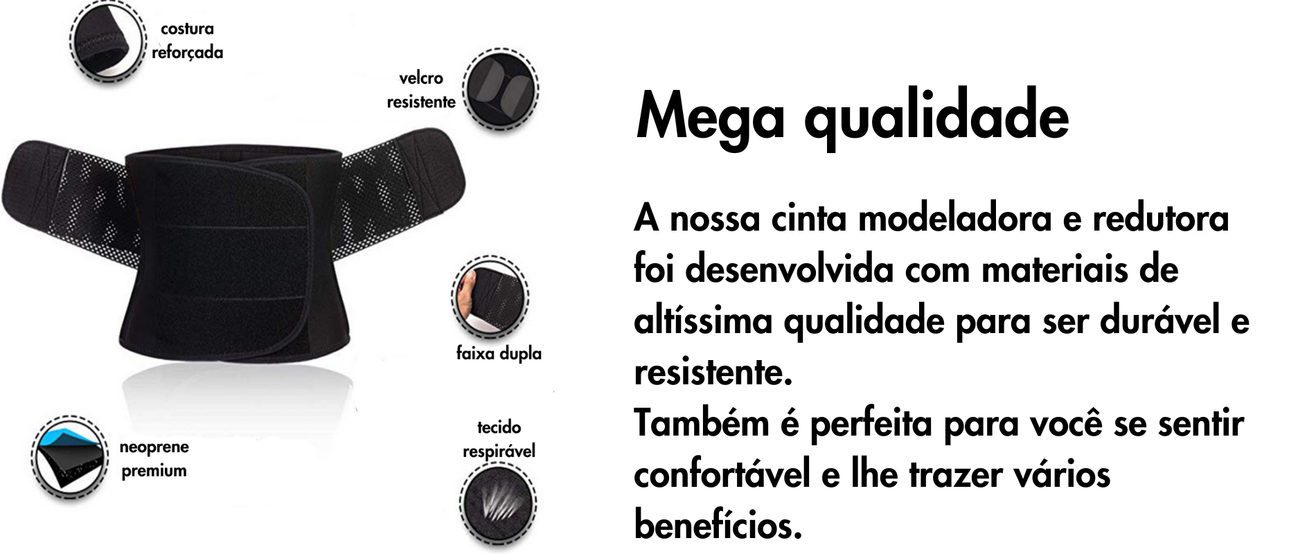 Cinta Modeladora Redutora de MedidaOrthoHouse Produtos para Saúde e B -  OrthoHouse - Produtos para Saúde e Bem Estar