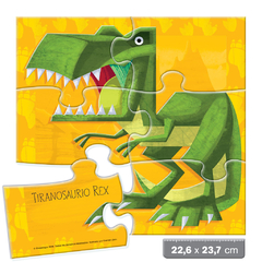 MI PRIMER ROMPECABEZAS - DINOSAURIOS - Matilda Diamante muñecos