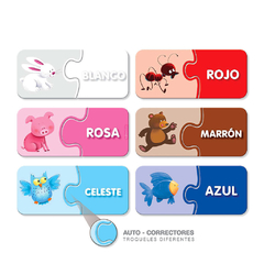 ROMPECABEZAS - APRENDEMOS LOS COLORES - tienda online