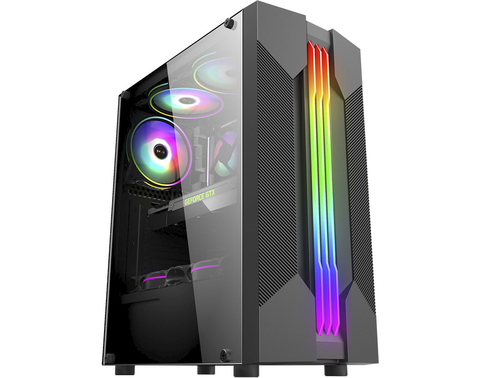 GABINETE GAMEMAX BLACK SHINE G517 RGB - R2 Computadores