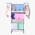 Tender Acero Inoxidable Plegable con Ruedas en internet