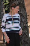 SWEATER DAMA RAYAS