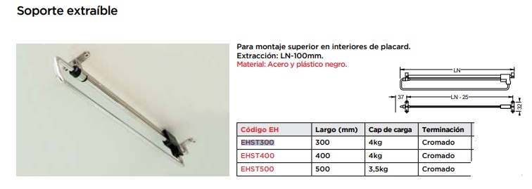 Soporte De Marco Desmontable Eufab Corto Y Largo (diámetros 25 Y 30 Mm) Para Portabicis
