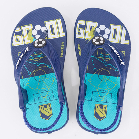 Chinelo Ipanema Infantil Menino Sonic Game 26958-At364 Azul - pittol