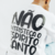 T-Shirt "Não Entristeça" Branca - loja online