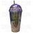 VASO BURBUJA ACRILICO CON FIGURIN con Glitter verde
