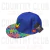 GORRA AZUL "HOJA MULTICOLOR"