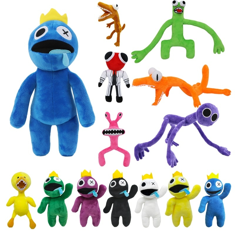 Compre Arco-íris amigos brinquedos de pelúcia azul rosa laranja