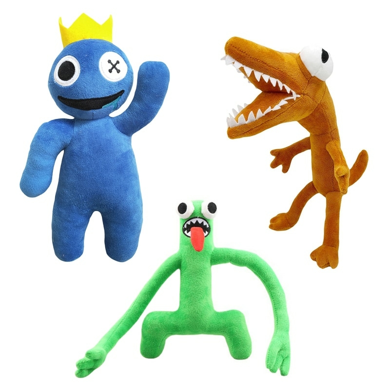 Rainbow Friends Pelúcia Blue Colorido Roblox Já No Brasil