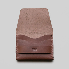 Carteira Flap "TYPE" Double Pocket - Medium Brown - comprar online