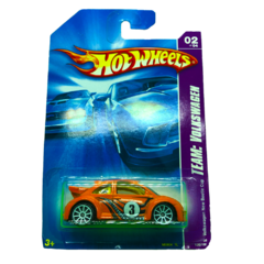 Volkswagen New Beetle Cup - Carrinho - Hot Wheels - TEAM VOLKSWAGEN - 130/196 - 2007 - M6904