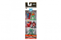 Pack 5 - Nano Metalfigs - Jad Toys - DC Comics - Wave 1 - Pack B