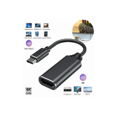 ADAPTADOR CONVERTIDOR HUB USB C A HDMI 4K USB 3.0 Y TIPO C