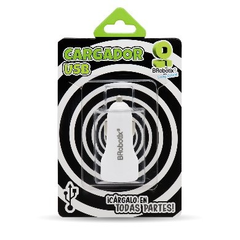 CARGADOR USB DUAL P/AUTO BCO - ST de la Frontera