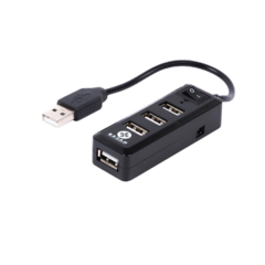 HUB 4 PUERTOS USB 2.0 NACEB TECHNOLOGY NA-143 NEGRO en internet