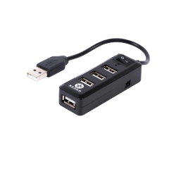 HUB 4 PUERTOS USB 2.0 NACEB TECHNOLOGY NA-143 NEGRO en internet
