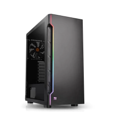 GABINETE THERMALTAKE H200, MEDIA TORRE, GABINETE, SPCC, ATX,MICRO-ATX,MINI-ATX, NEGRO