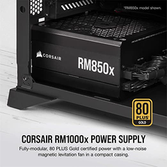 CORSAIR SERIE RMX, RM1000X, 1000 W, ORO, FULL MODULAR, NEGRO - comprar en línea