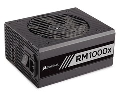 CORSAIR SERIE RMX, RM1000X, 1000 W, ORO, FULL MODULAR, NEGRO en internet