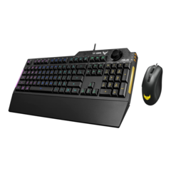 KIT GAMER DE TECLADO Y MOUSE ASUS INCLUYE TUF GAMING K1 + TUF GAMING M3, ALÁMBRICO, USB, NEGRO (INGLÉS)