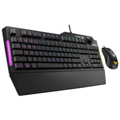 KIT GAMER DE TECLADO Y MOUSE ASUS INCLUYE TUF GAMING K1 + TUF GAMING M3, ALÁMBRICO, USB, NEGRO (INGLÉS) en internet