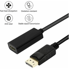 ADAPTADOR DISPLAYPORT A HDMI, MACHO A HEMBRA - comprar en línea
