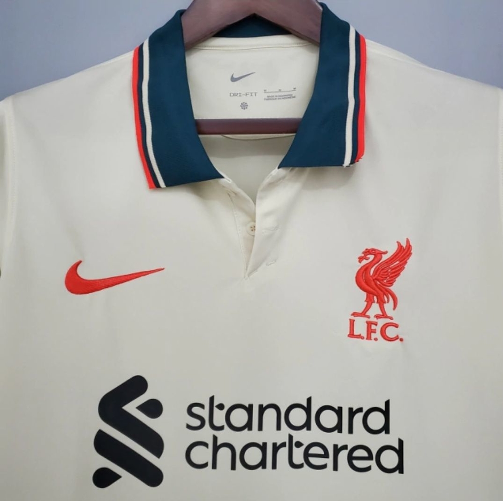 Camisa Liverpool II 21/22 Marfim - Nike - Masculino Torcedor