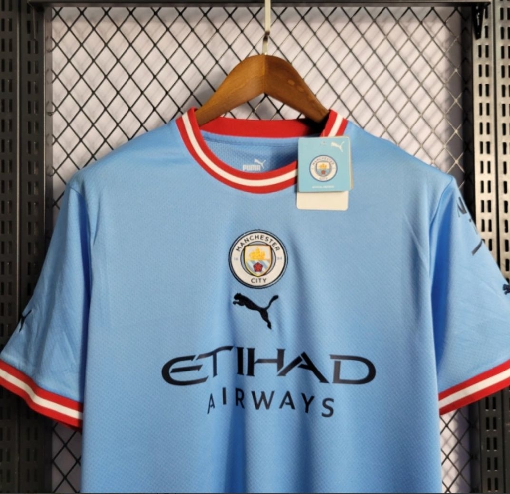 Camisa Masculino Manchester City 22/23 Home Azul - Puma