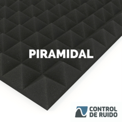 Panel acustico piramidal