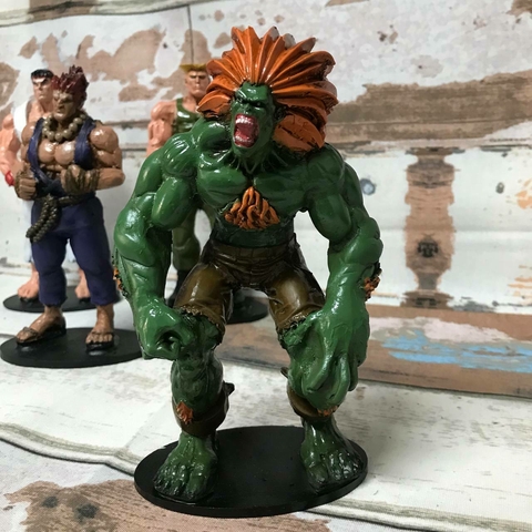 Boneco Akuma Street Fighter Estátua Colecionável Resina