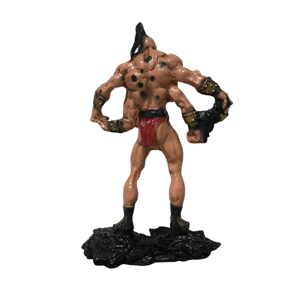 Shao Kahn Mortal Kombat Boneco Colecionável em Resina
