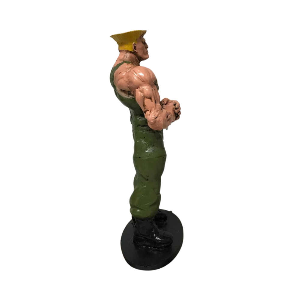 Guile Street Fighter Boneco Colecionável Resina